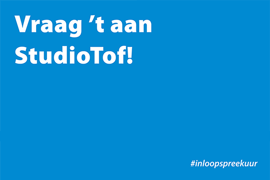 StudioTof! start inloopspreekuur voor ondernemers