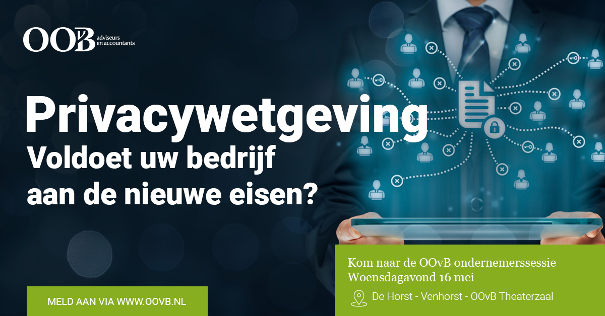 OOvB adviseurs en accountants organiseert ondernemerssessie over AVG