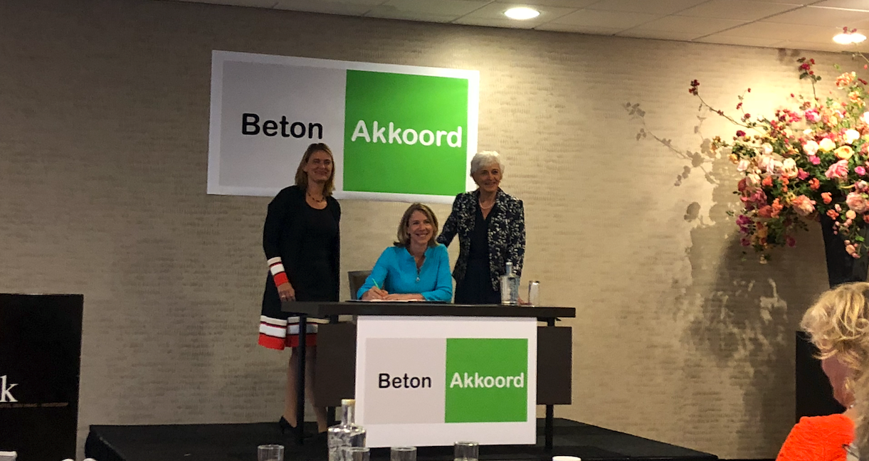 Betonakkoord: minimaal 5% gerecycled materiaal in alle nieuw beton