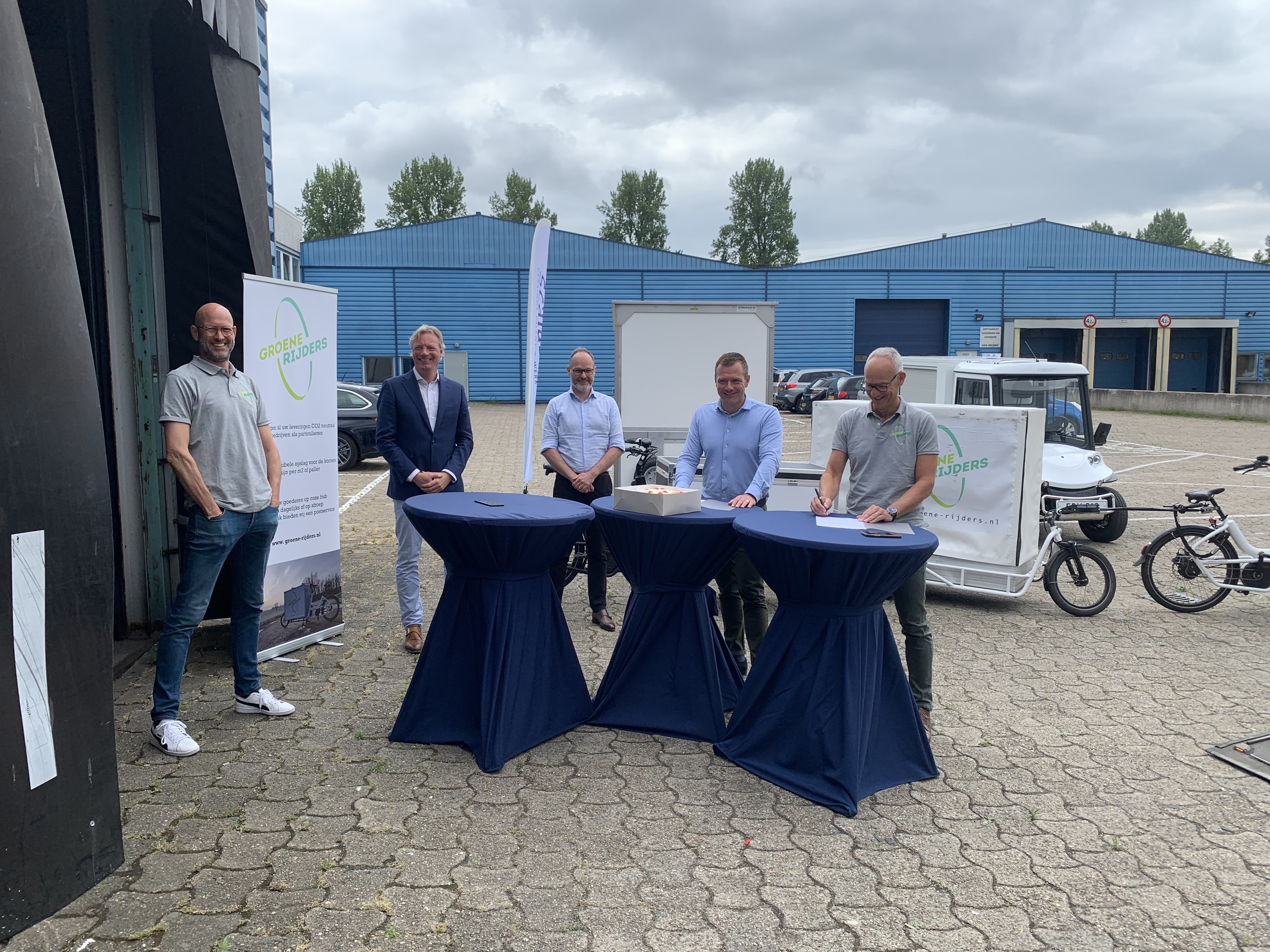 CB, Groene Rijders en Scalabor werken slim samen in stads-hub