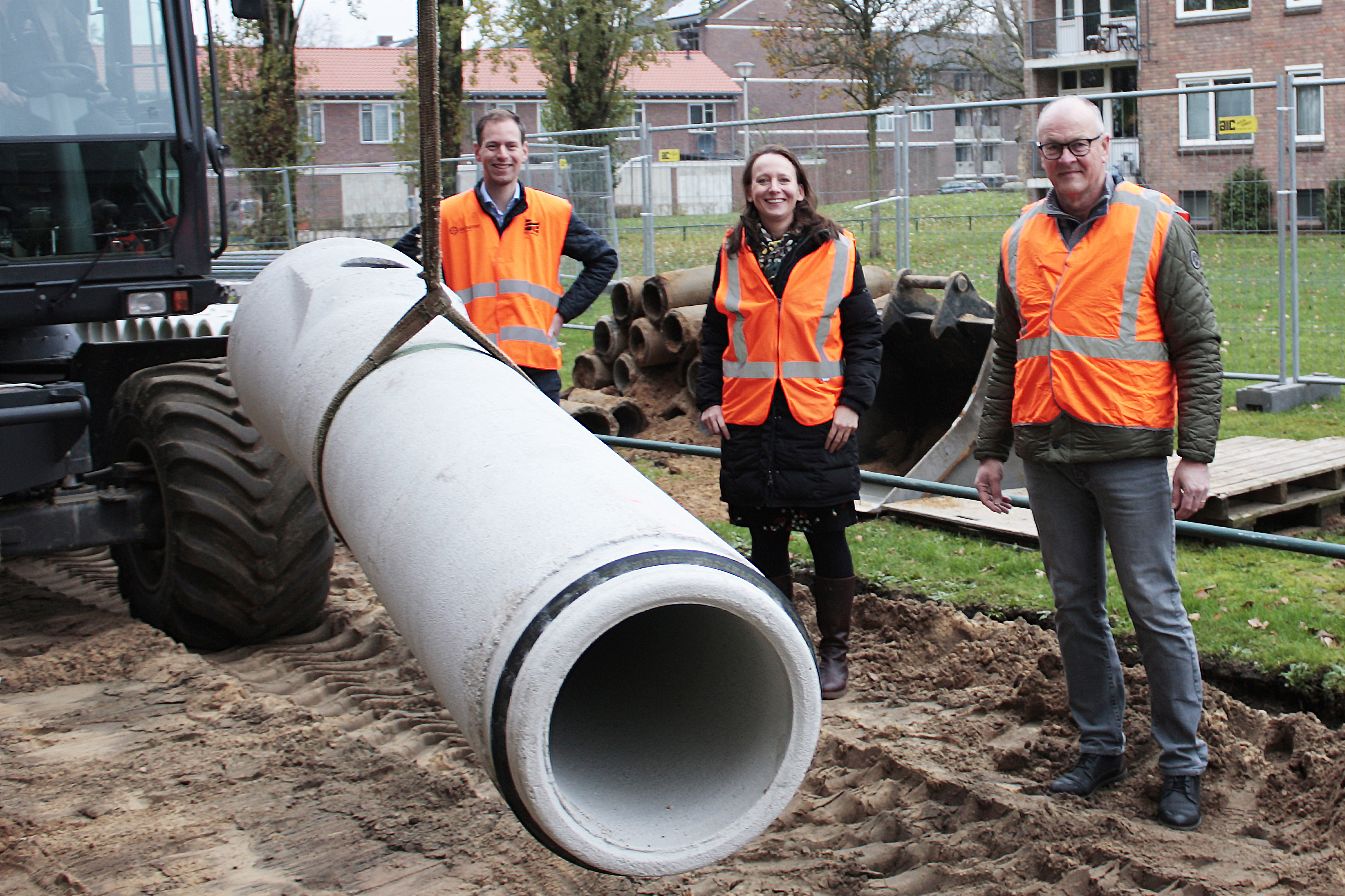 Eerste CO2-vriendelijke rioolbuizen komen in Nijmeegse grond