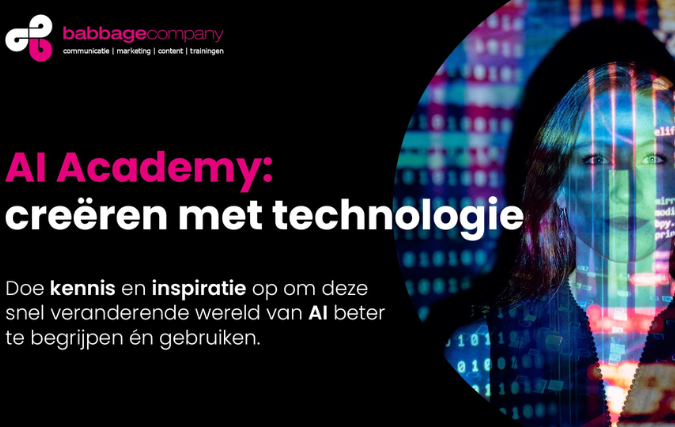 Slim creëren met technologie: Babbage Company organiseert allereerste AI Academy