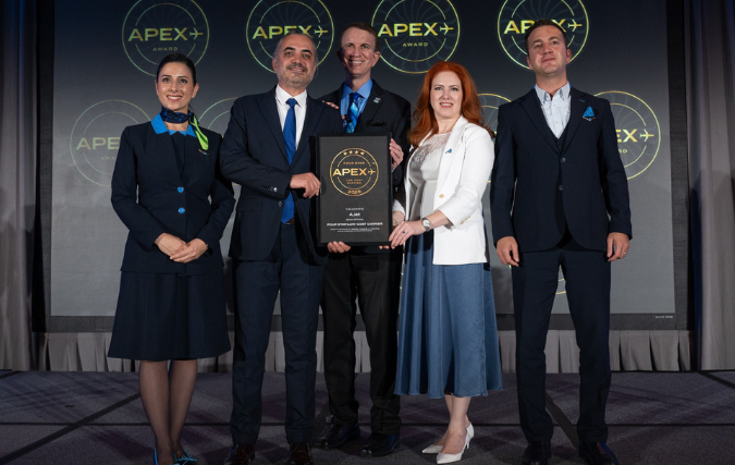 AJet wint eerste internationale prijs van APEX