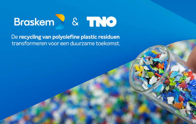 Braskem sluit alliantie met TNO om recycling van polyolefine kunststofresiduen te verbeteren