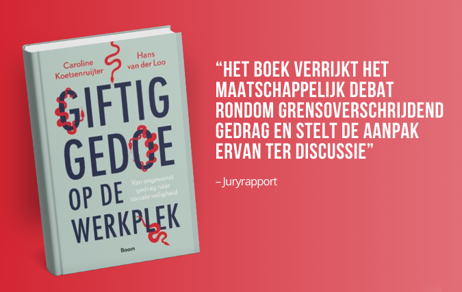 Op donderdag 18 april 2024 werd Giftig gedoe op de werkplek uitgeroepen tot het Managementboek van het Jaar 2024!