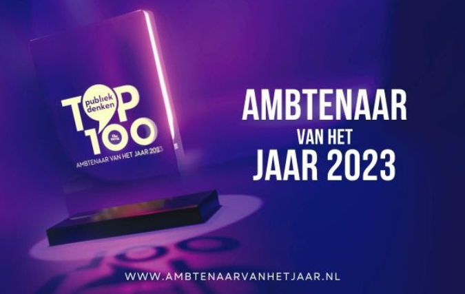 Finalisten Publiek Denken Top 100 Ambtenaar van het Jaar 2023 bekend