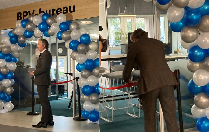 Opening vernieuwd BPV-bureau ROC Rivor door burgemeester Beenakker