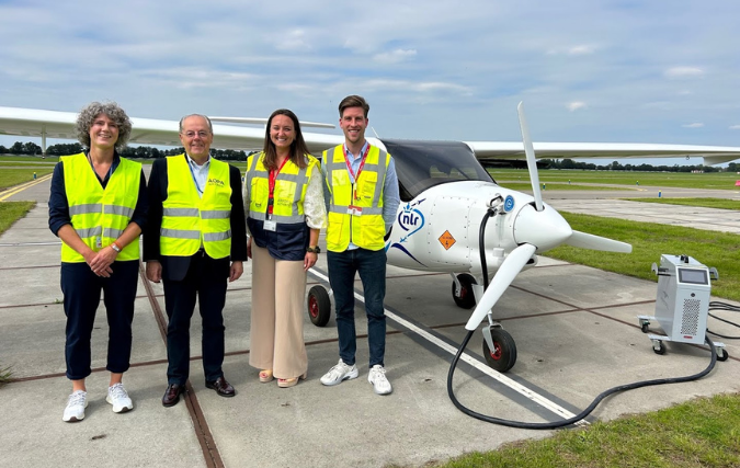 Elektrische (les)vluchten op Rotterdam The Hague Airport