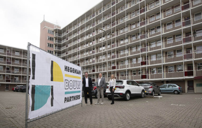 Transformatie Rembrandtflat naar duurzaam flatgebouw in volle gang