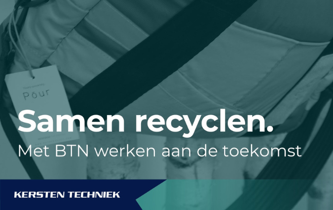 BTN en Kersten Techniek werken samen aan verkleinen textielberg