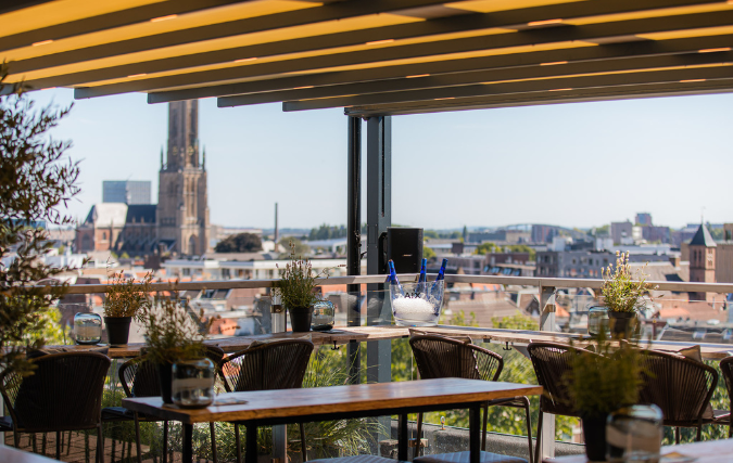 Rooftopbar Blou komende periode als private event locatie te huur