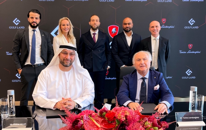 Gulf Land Property Developers kondigt nieuwe luxe woningen aan in Dubai in samenwerking met Tonino Lamborghini Group