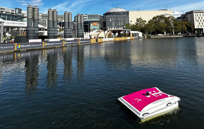 Nederlandse RanMarine en Deutsche Telekom  slaan handen ineen tegen zwerfafval in water