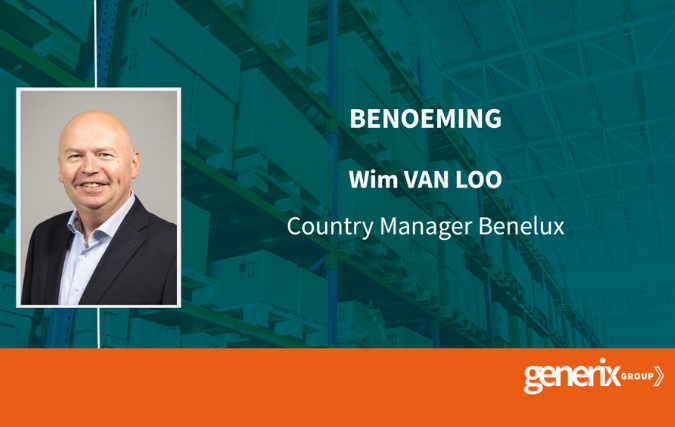 Wim Van Loo benoemd tot Country Manager van Generix Group Benelux